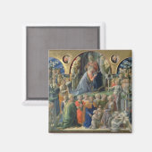 1441-7ヴァージンの戴冠式（p上の温度） マグネット (正面/裏面)