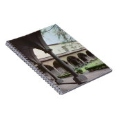 1442年に再建される女子修道院のクロイスター(写真) ノートブック (右側)