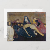 1450年～60年アヴィニョン・ピエタ ポストカード (正面/裏面)