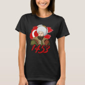 1453 Fatih Sultan Mehmet Ottoman Empire A Turkish  Tシャツ (正面)