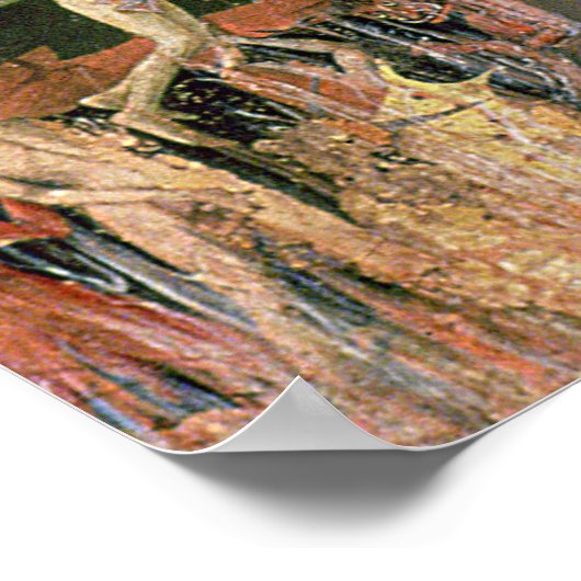 1454年に完成したヴァージン戴冠式 ポスター (角)