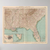 14546 Ark, Tenn, La, 恋しく思 Fla, Ala, Ga, SC ポスター (正面)