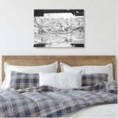 1462年、カルカソンヌの町と村 キャンバスプリント (インサイチュ (寝室))