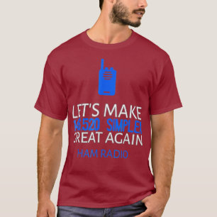 146520シンプレックスを再素晴らしびハムラジオに Tシャツ