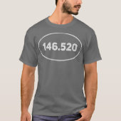 146520 MHz National Simplex Frequency Ham Radio Tシャツ (正面)