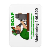 146.520プレミアムフレキシマグネットの監視 マグネット (縦)