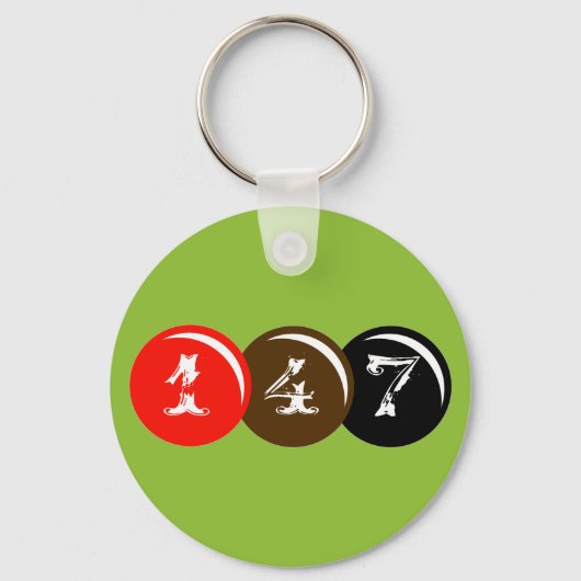 147スヌーカー・ボール キーホルダー (正面)