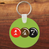 147スヌーカー・ボール キーホルダー (正面)