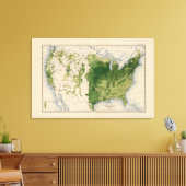 147ニート牛/平方マイル キャンバスプリント (インサイチュ (リビング))