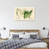 147ニート牛/平方マイル キャンバスプリント (インサイチュ (寝室))