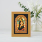 1470年ボッティチェリ・マドンナと即位 シーズンポストカード (スタンド正面)