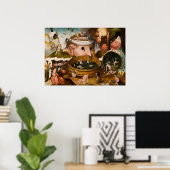 1479年のヒエロニムス・ボッシュによるトンダルの幻影 ポスター (ホームオフィス)