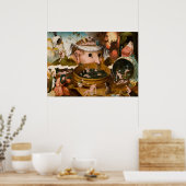 1479年のヒエロニムス・ボッシュによるトンダルの幻影 ポスター (キッチン)