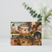 1479年のヒエロニムス・ボッシュによるトンダルの幻影 ポストカード (スタンド正面)