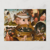 1479年のヒエロニムス・ボッシュによるトンダルの幻影 ポストカード (正面)