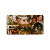 1479年のヒエロニムス・ボッシュによるトンダルの幻影 ラベル (正面)