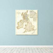 1485年以来のイギリス諸島 キャンバスプリント (インサイチュ (ウッドフロア))