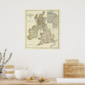 1485年以来のイギリス諸島 ポスター (キッチン)