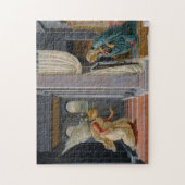 1485年頃告知、 ジグソーパズル (縦)