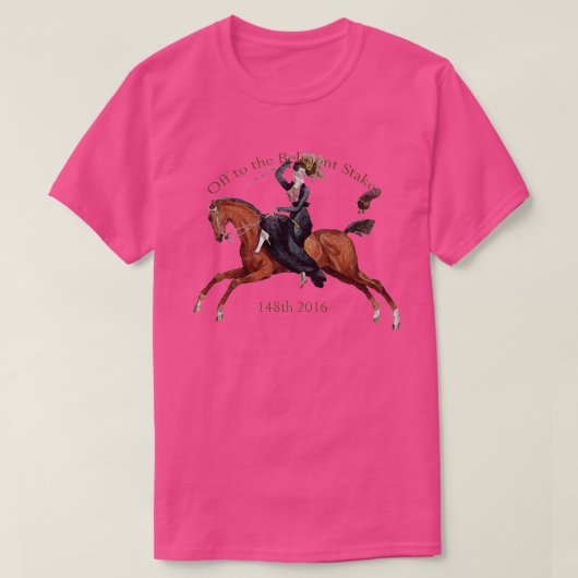 148th Belmont Stakes 2016競馬1 Tシャツ (デザイン正面)