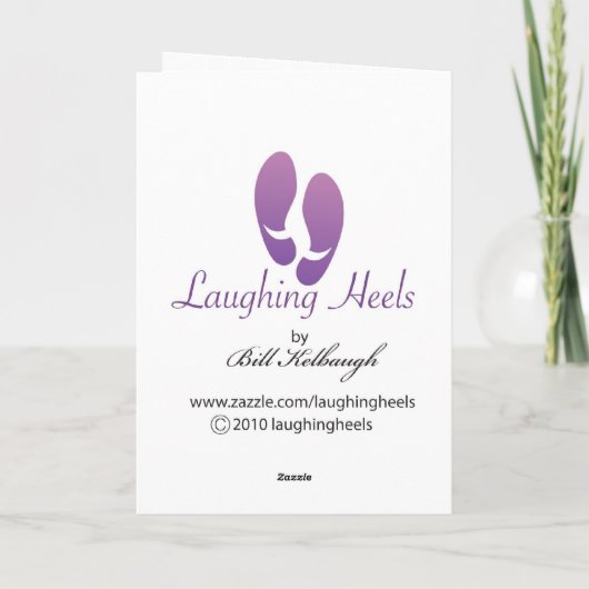 #149ハッピーバースデーのユーモア カード (裏面)