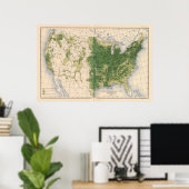 149馬、ラバ、ロバ/平方マイル ポスター (ホームオフィス)