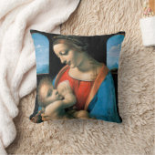 〒1490-1491レオナルドダヴィンチマドンナリッタ クッション (ブランケット)