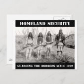 1492年以来の国土保縁ど護 ポストカード (正面/裏面)