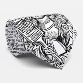 1493年のニュルンベルクの記録のwoodblockのタイ! ネクタイ (ロール)