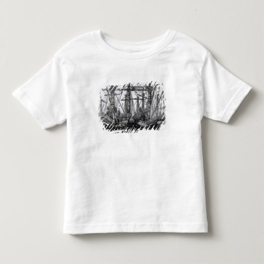 1499年にZonchioの戦い トドラーTシャツ (正面)