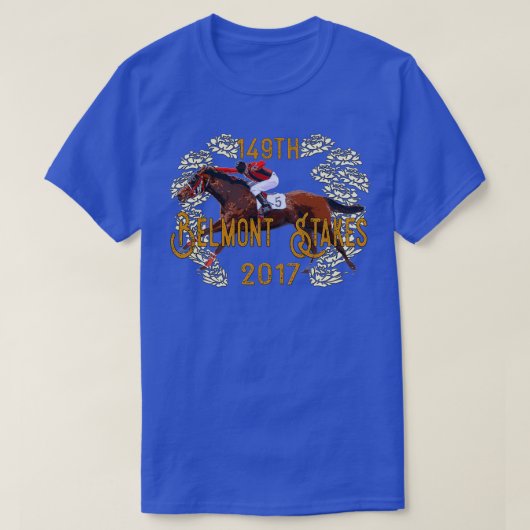 149th Belmont Stakes Horse Racing 2017 Tシャツ (デザイン正面)