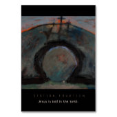 14、イエス・キリストを置きました墓、祈りの言葉カードで配置して下さい テーブルナンバー (正面)