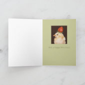 (#14)チキンファミリークリスマスカード シーズンカード (内部)