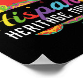 14.ナショナル・ヒスパニック伝統月すべての国。 ポスター (角)