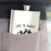 14,000フィートの生活は甘い フラスク (インサイチュ)