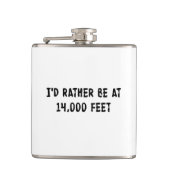 14,000人の足 フラスク (正面)