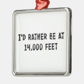 14,000人の足 メタルオーナメント (左)