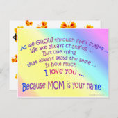 14.05.06.08はがき蝶 ポストカード (正面/裏面)