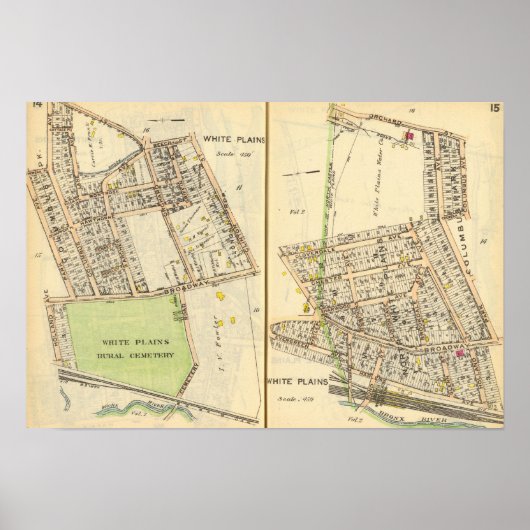 14-15白い平野 ポスター (正面)