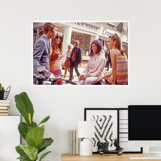 14.95からの60代のポスターのスイング ポスター (ホームオフィス)