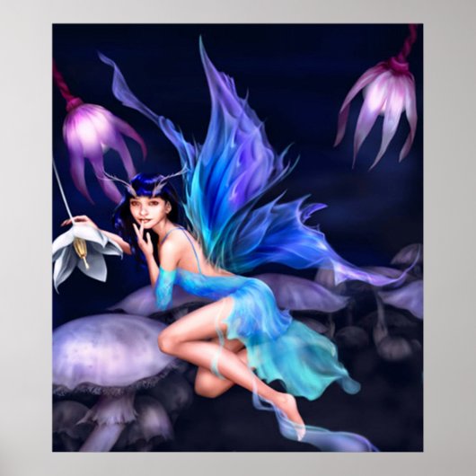 14.95からキノコのポスターと妖精 ポスター (正面)