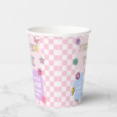 14 A Vibe 名門私立校風の Patch 14th誕生日パーティー 紙コップ (右)