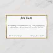 14 Modern Gold Logo Promote Company Brand Name 名刺 (正面)