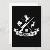 14.My Retirement Plan Hunting セーブザデート (正面/裏面)