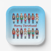 14 Nutty Nutcrackerおもちゃ兵士 ペーパープレート (正面)