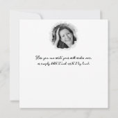 *_* 14  PHOTO NAME Birthday Whimsical Gothic 招待状 (裏面)