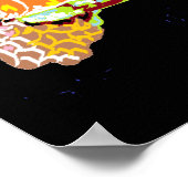 14" x 11"、バリューポスター紙(マット)ウミガメ ポスター (角)