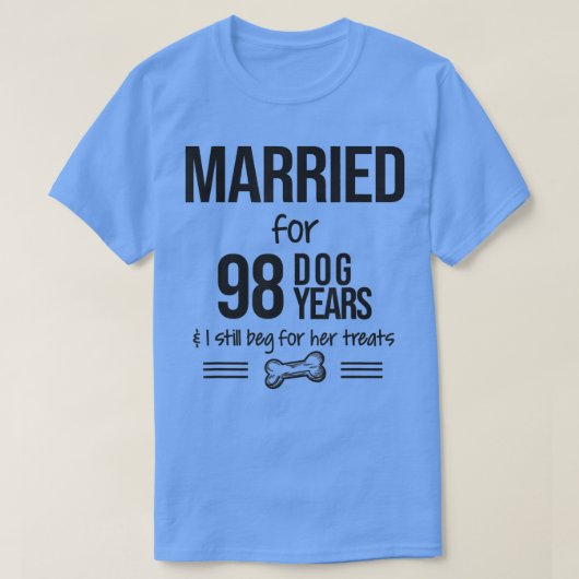 14 Year Anniversary Gift, 14th Wedding Anniversary Tシャツ (デザイン正面)