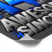 14 Year Old For Boys 14th Birthday Boy 14 Year Old ポスター (角)