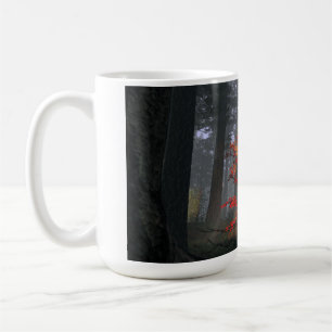 14oz mugと"Buntiling"イメージ コーヒーマグカップ